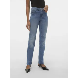 Vero Moda Flash Straight Fit Li347 Jeans Medium Blue Denim M 32