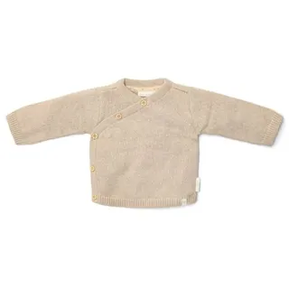 Little Dutch gestrickte Wickelweste Newborn Naturals Gr. 62 - Soft Beige