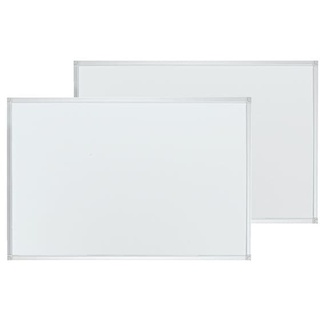 2er-Pack Whiteboard / Weißwandtafel 120 x 90 cm weiß, OTTO Office