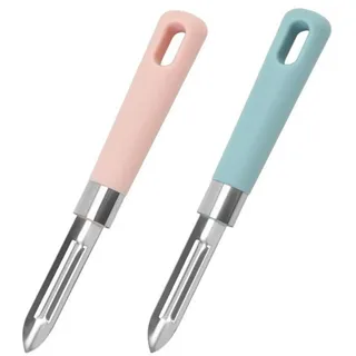 2er Set Edelstahl Sparschäler-Doppel-Klinge Kartoffelschäler & Gemüseschäler- Perfekt für Kartoffeln,Karotten,Gurken,Äpfel & Birnen-WMF Sparschäler,FackelmannSparschäler,Vegetable Peeler (B)