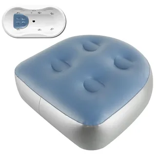 Aufblasbare Sitzerhöhung, Sitzkissen für Whirlpools Aufblasbar Massage Matte Rücken Pad Tub Booster Pad Aufblasbares Badewannenkissen Rutschfester Matte Sitze Entspannendes Rückenpolster (A101)