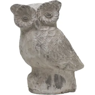 colourliving Dekofigur Eule Athene Gartenfigur Shabby Vintage Look Dekoration Tier Skulptur Wohnung Garten
