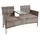 2-Sitzer 0 x 0 x 0 cm Beige/Braun
