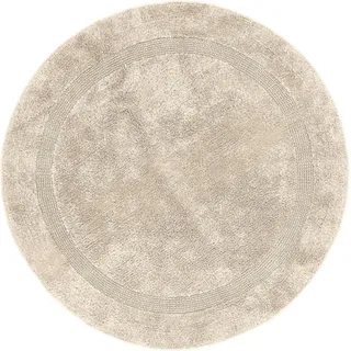 Erwin Müller Badematte Badteppich "Heraklion", Höhe 22 mm, kochfest:, rund, Uni braun rund | 90 cm x 90 cm x 22 mm