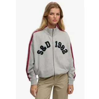 Superdry für Damen. W2012615A Athletic Loose Jacket grau (M), Lässig, Sportlich, Baumwolle