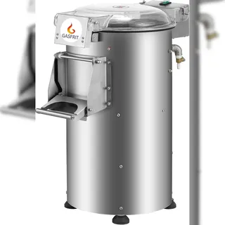 Gasfrit - Elektrische automatische Kartoffelschälmaschine für den professionellen Einsatz, 10 kg Kapazität, 300 kg/h