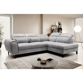 MF Design Nobel Recamiere Rechts in Grau -  (L) 265 x (B) 265 x (H) 100 cm | Gr.: onesize