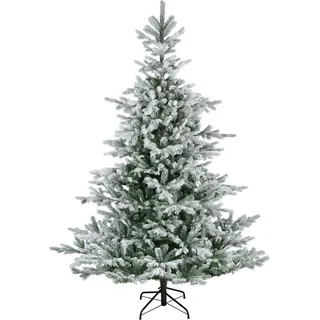 Amicasa Grandis Tanne grün/weiß 180 cm