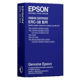 Epson ERC38BR schwarz auf rot (C43S015376)