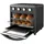 30l 1600 W schwarz inkl. Backblech + Grillrost + Krümelblech + Frittierkorb