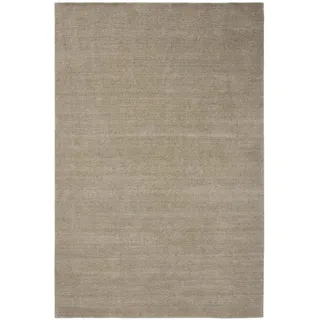benuta Pure Wollteppich Vera Hellgrau 140x200 cm - Naturfaserteppich aus Wolle