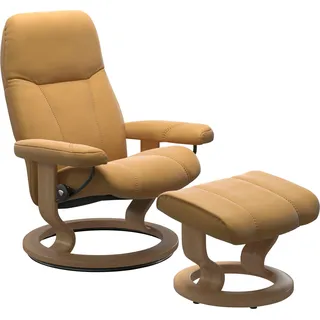 Stressless Fußhocker Consul 54 x 38 x 39 cm Gelb