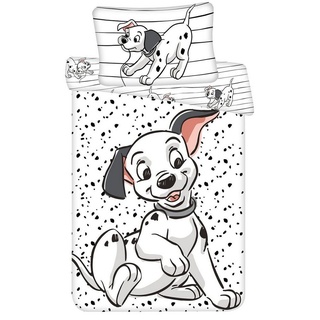 Kinderbettwäsche Disney Kinder Baby Bettwäsche 101 Dalmatiner Hund, Disney, Renforcé, 2 teilig bunt