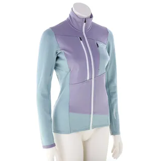 Ortovox Fleece Grid Damen Fleecejacke Hellblau L