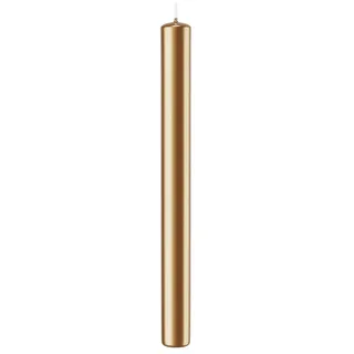 Wiedemann Kerzen Tafelkerze Stabkerzen Gold 250 x Ø 23 mm, 10 Stück
