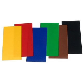 Wachsplatten / Verzierwachs Sortiment "Grundfarben" (6 Bögen / 175 x 80 x 0,5 mm) TOP QUALITÄT