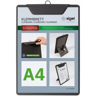 Sigel Klemmbrett A4 Schwarz