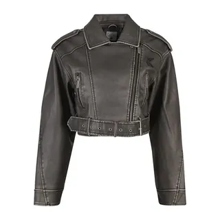 Karl Kani Winterjacke Karl Kani Karl Kani OG Short OS Pu Biker Jacket (1-St) schwarz L (44/46)