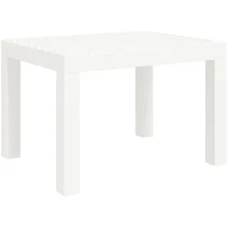 vidaXL Gartentisch 63 x 50 x 40 cm Weiß