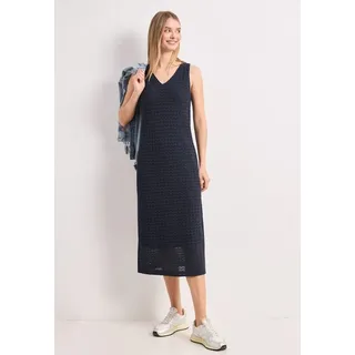 STREET ONE Midikleid Unifarbe Blau 44