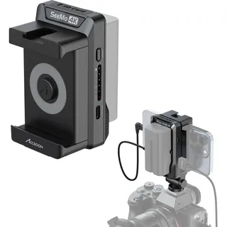 ACCSOON SeeMo 4K Video Transmitter Monitoring Adapter für iOS - HDMI auf USB-C/Lightning Video-Capture-Adapter mit MFI-Zertifizierung.