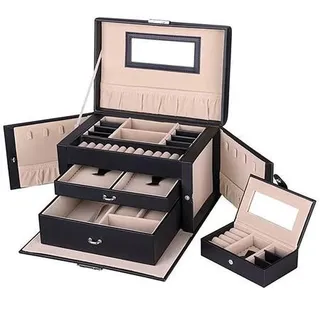 XL Schmuckbox - Schwarz