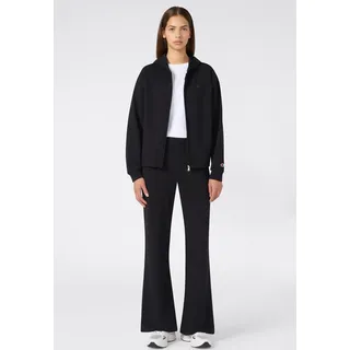 Jogginganzug CHAMPION "SPORTWEAR ZIP-UP SWEATSUITS Standard Fit", Damen, Gr. M, nbk, nbk, Obermaterial: 95% Baumwolle, 5% Elasthan, Sportanzüge Jogginganzug, zweiteiliges Set, aus Baumwolle und Elasthan, Standard Fit