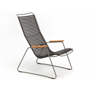 Lounge Chair Click Houe schwarz, Designer Henrik Pedersen, 92x64x100 cm
