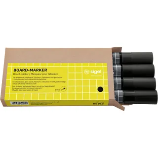 Sigel Permanent Marker 4 St. Schwarz