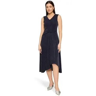 Vera Mont Cocktailkleid Glitzer-Look Dunkelblau/Grau 36