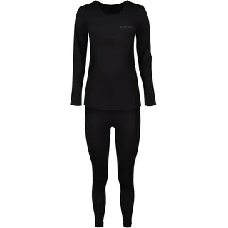 Lenz Merino Unterwäsche Set schwarz XS/S