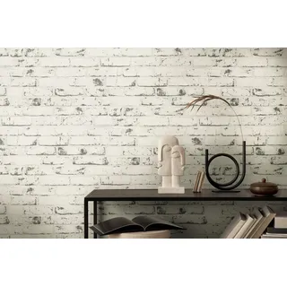 A.S. Création Vliestapete Best of Wood'n Stone 10 m 64 cm 907837 Beige/Grau