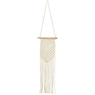 Bloomingville Makramee Wanddekoration Bandon aus Baumwolle, 37 x 55 cm, natur