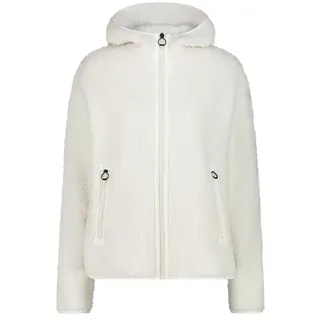 CMP Fix Hood Fleecejacke Weiß 44