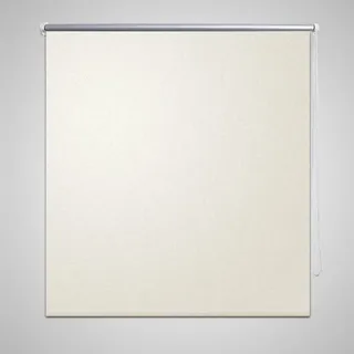 vidaXL Verdunklungsrollo 40 x 100 cm Creme