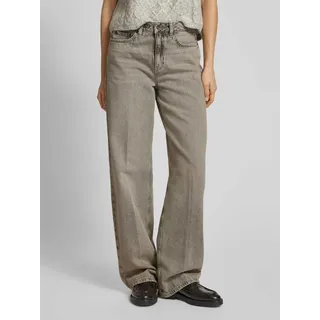 Jeans mit 5-Pocket-Design, Hellgrau, 26/34