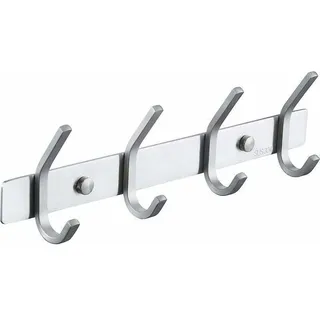 Garderobenständer Fürs Badezimmer, Wandgarderobenständer Aus Metall Mit 4 Haken, Wandgarderobenhaken Fürs Badezimmer, Edelstahl Sus304, Gebürstete Oberfläche