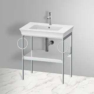Duravit Waschtisch-Konsole 68,4 x 45 cm Weiß Hochglanz