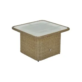 Merxx Duplex Gartentisch 72 x 72 x 45/64 cm beige