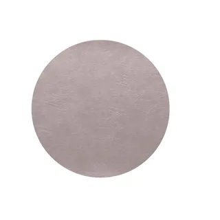 Asa Selection Tischset Vegan Leather Ø 38 cm Polyurethan Silber