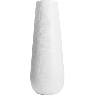 Bodenvase BEST "Lugo" Vasen Gr. H: 100 cm Ø 37 cm, weiß Blumenvasen ØxH: 37x100 cm