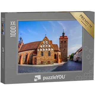 puzzleYOU Puzzle Marktturm in Luckenwalde, Deutschland, 1000 Puzzleteile, puzzleYOU-Kollektionen