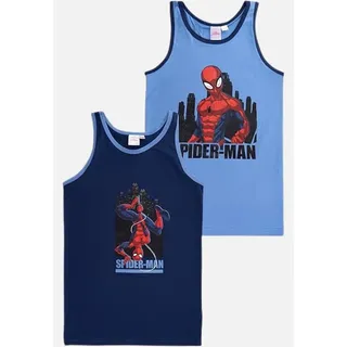 Spider-Man Unterhemd (2er Pack) - Blau - 134, - 140,