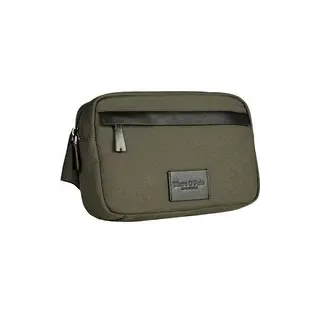 Marc O'Polo Herren Bauchtasche grün Mikrofaser/Nylon, grün, Herbst/Winter 2024/2025