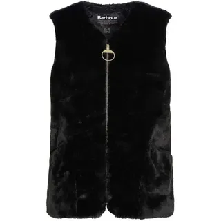 Barbour Barn Faux-Fur Gilet - Weste - Damen Black / Black UK 10 / S
