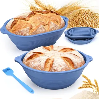 yich Brotbackform Set Oval 29 cm / Rund 23 cm