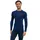 Round Neck Funktionsshirt Langarm Blau XXL