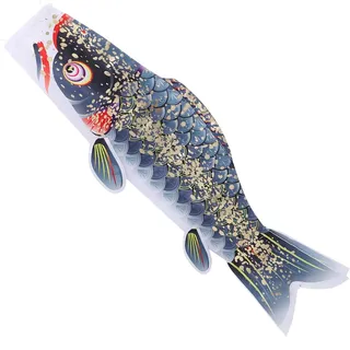 POPETPOP Japanische Karpfen Windsock Dekoration 70cm Fisch Windsock FüR Outdoor Garten Terrasse Festival Heim Deko