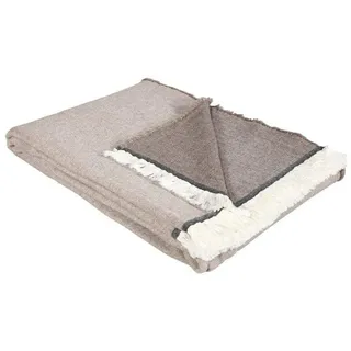 eskimo Wolldecke Lily 140x200 cm | taupe-braun - grau;braun