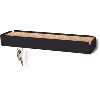 Schlüsselbrett KEY-BOX schwarz Kork